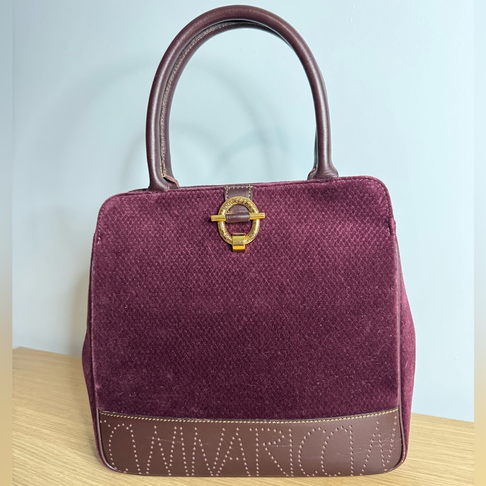 Vintage Nina Ricci velvet handbag
